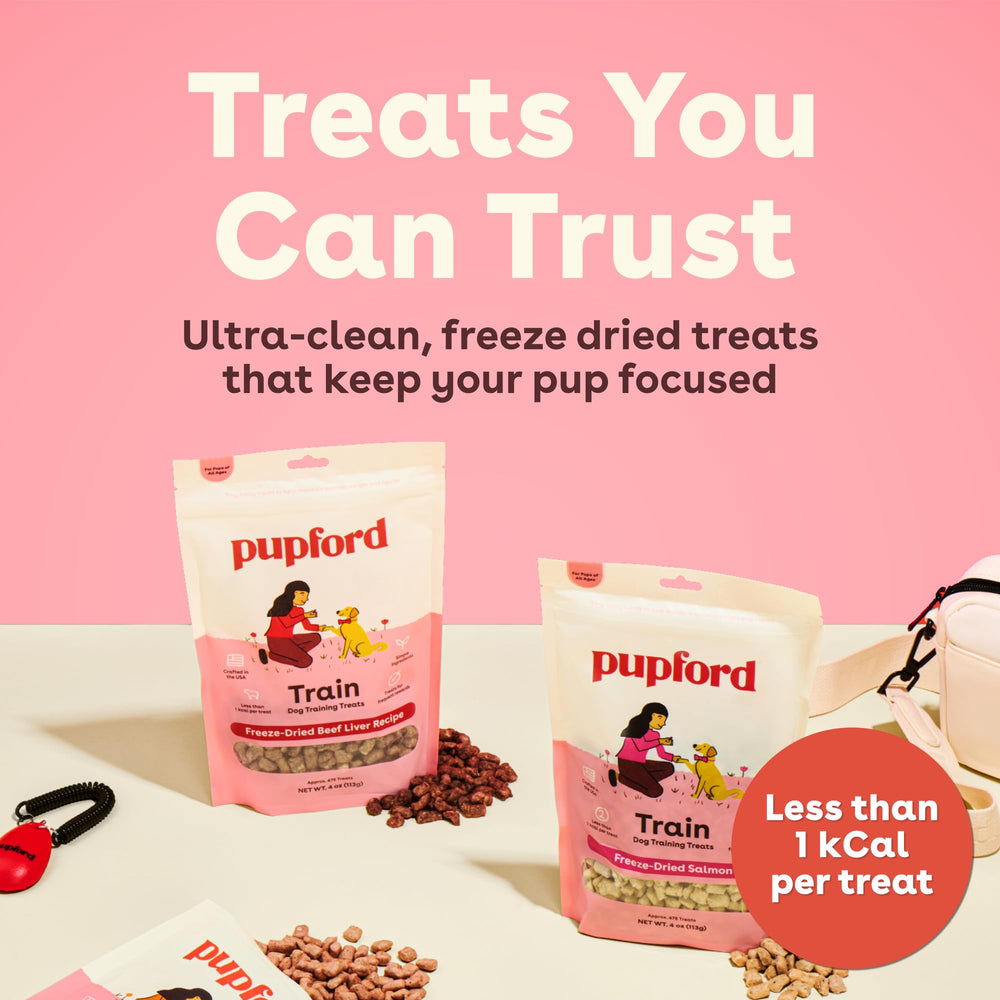 Pupford primer plano de textura liofilizada que conserva sabor intenso