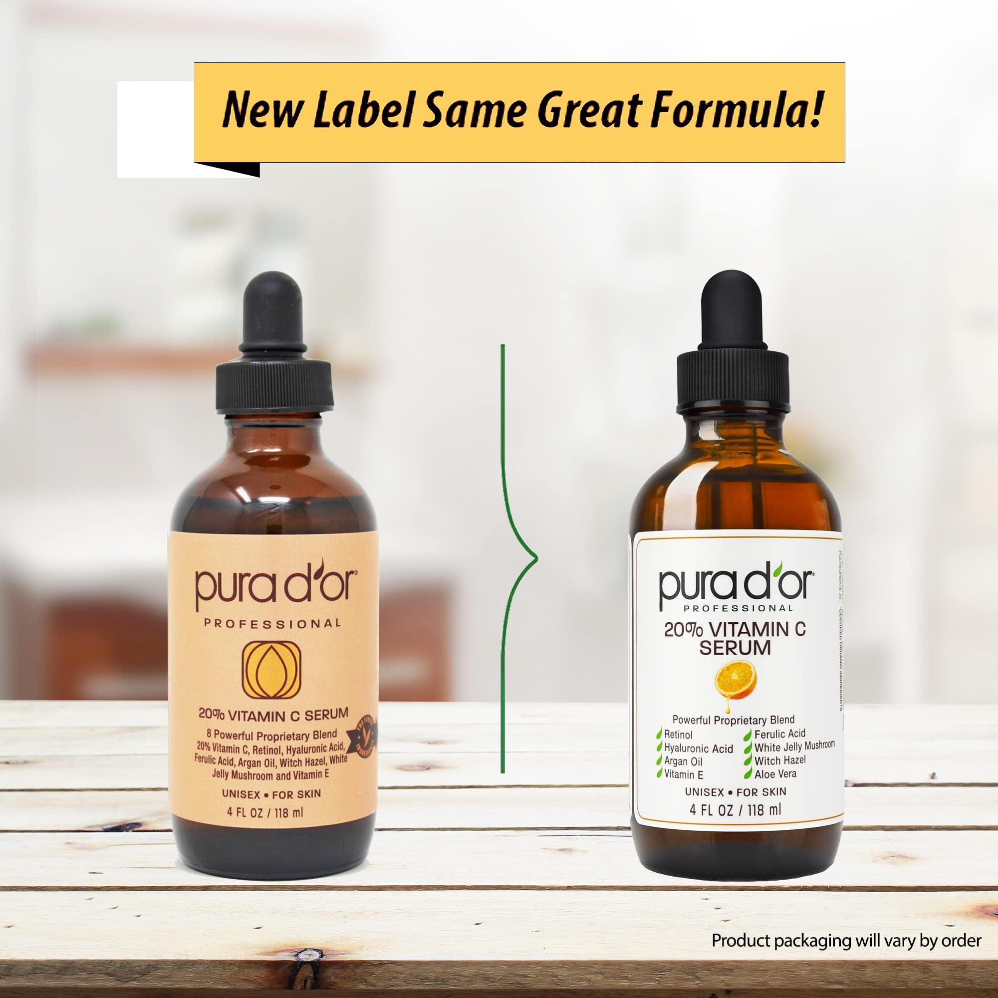 PURA D'OR textura ligera del sérum que facilita absorción rápida