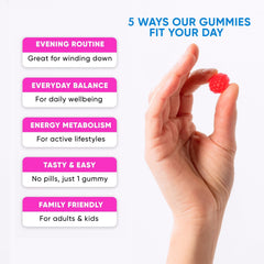 PURA WEX NUTRITION textura de la gomita, muestra suavidad y fácil masticación