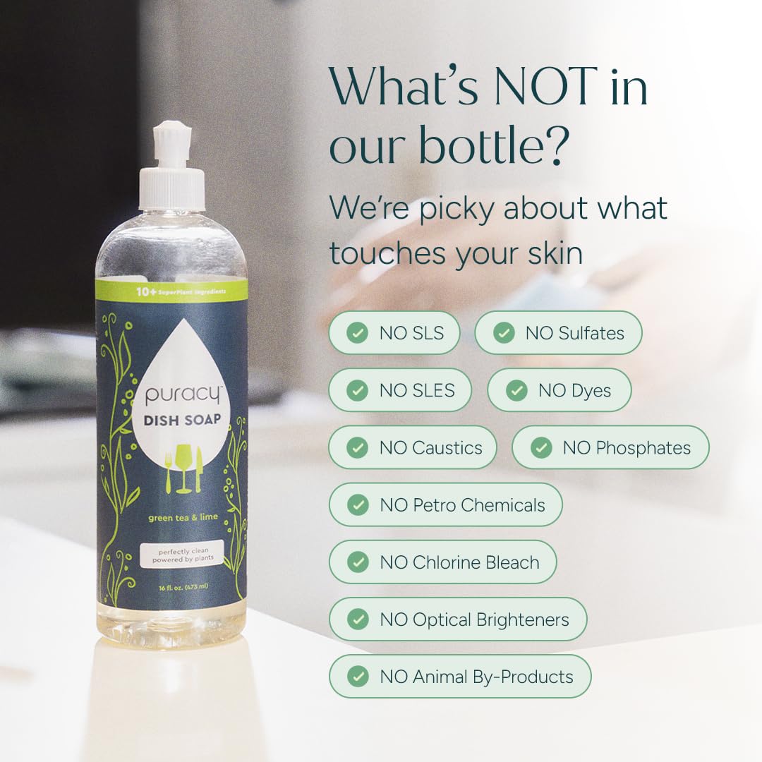 Puracy bottle in a bright kitchen demonstrating everyday use benefits