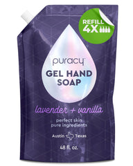 Puracy recarga 48 oz vista frontal, envase grande y práctico