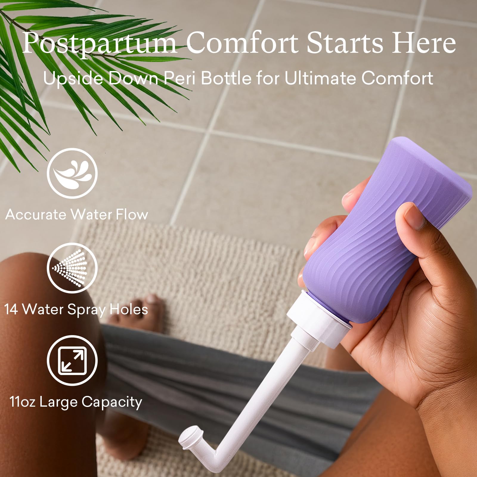 PurComfy paquete abierto mostrando bragas desechables para cambios rápidos