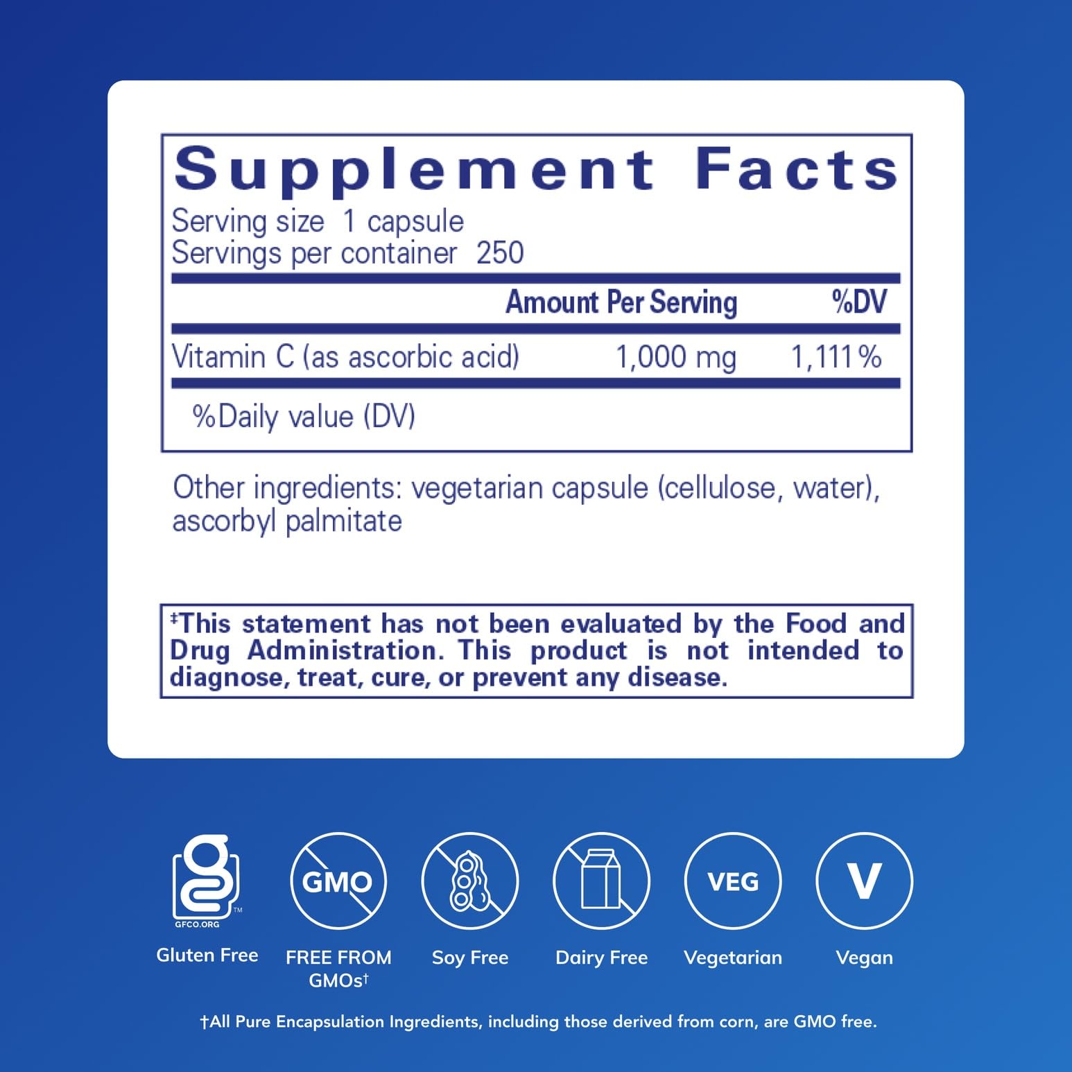 Pure Encapsulations cápsula abierta en primer plano, revela forma y consistencia