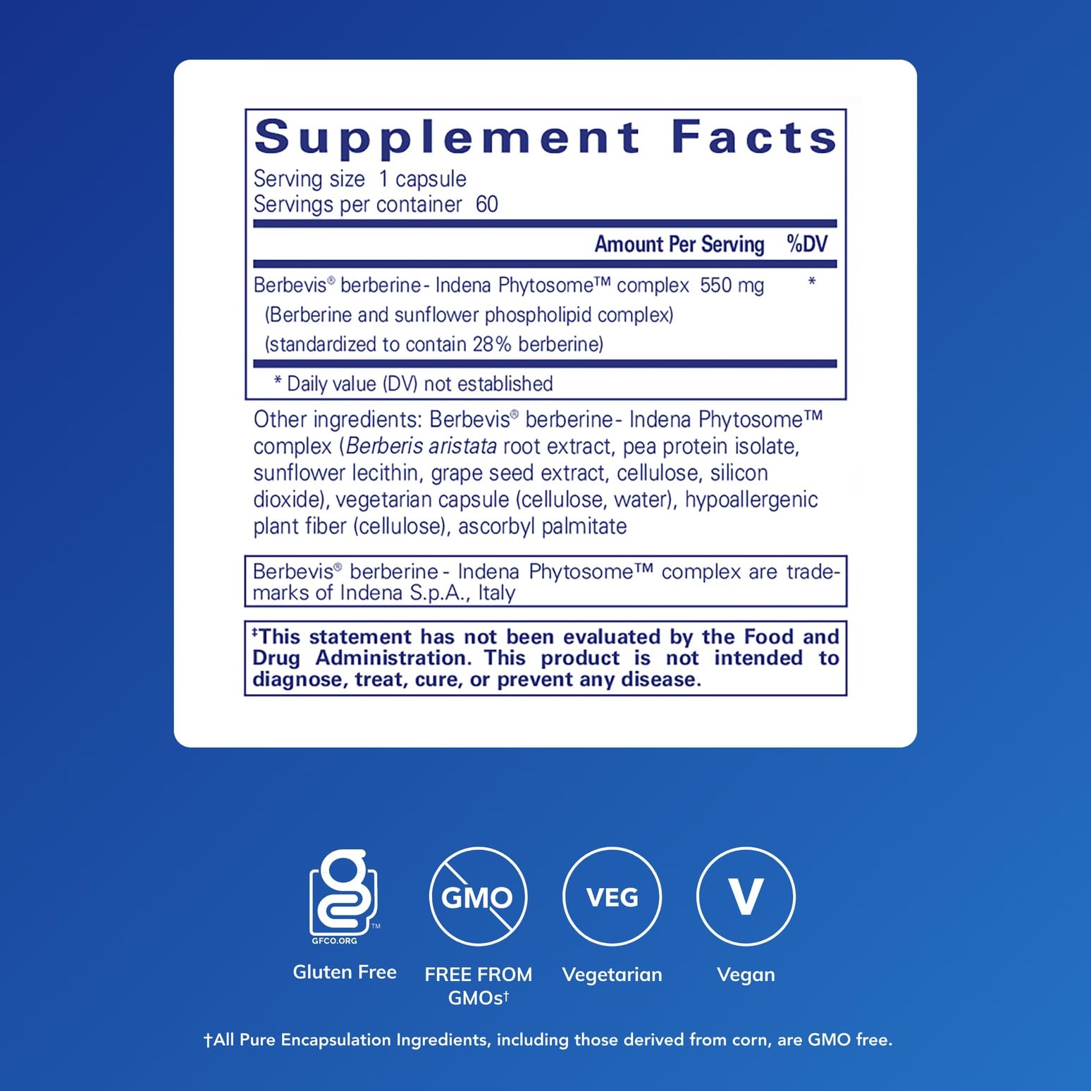 Pure Encapsulations cápsula en primer plano destacando la fórmula UltraSorb