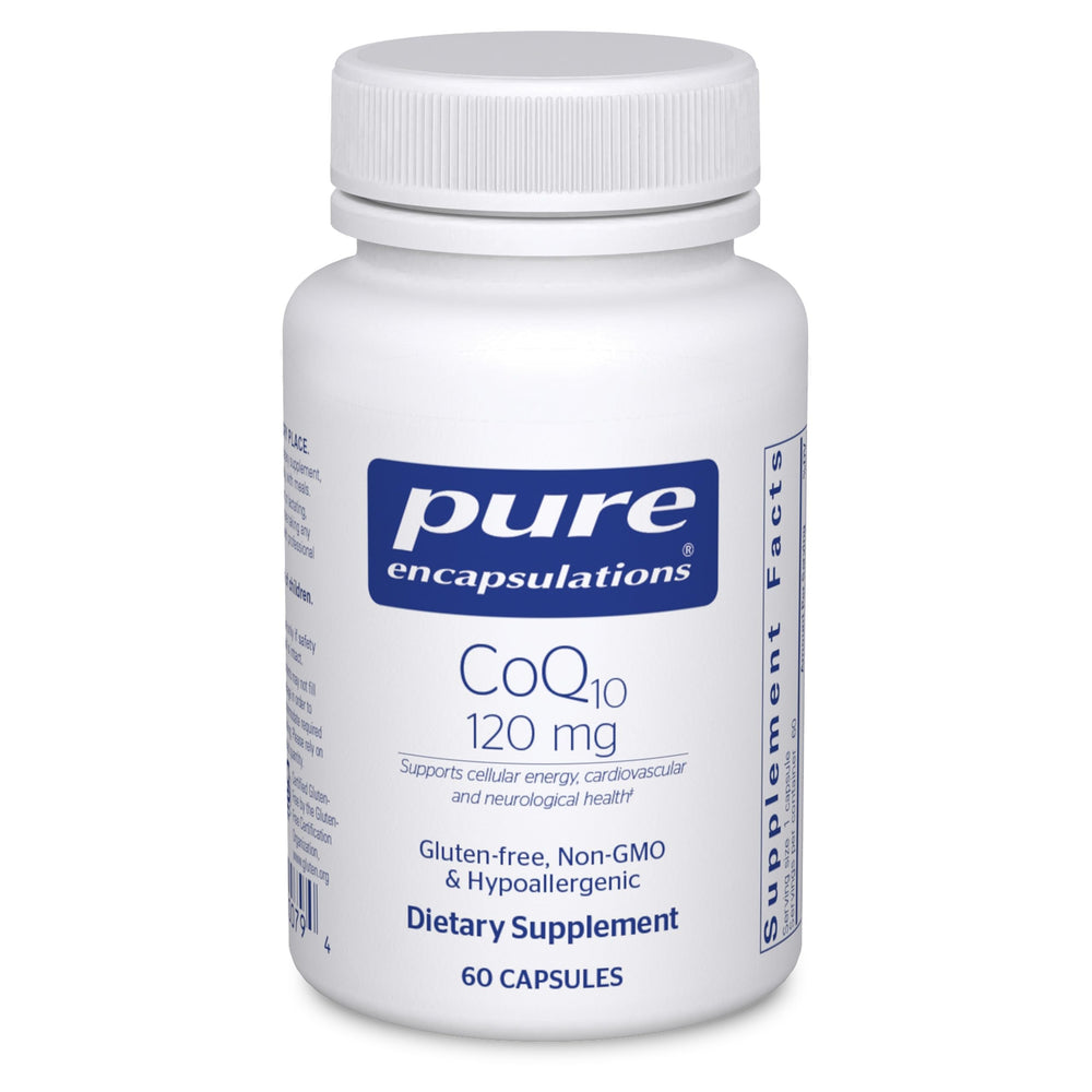 Pure Encapsulations envase frontal mostrando producto y beneficios claros