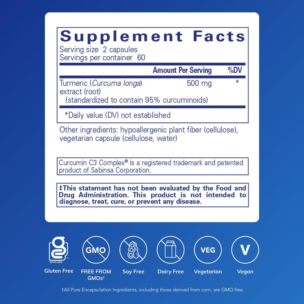 Pure Encapsulations cápsulas en mano para dosificación fácil y práctica