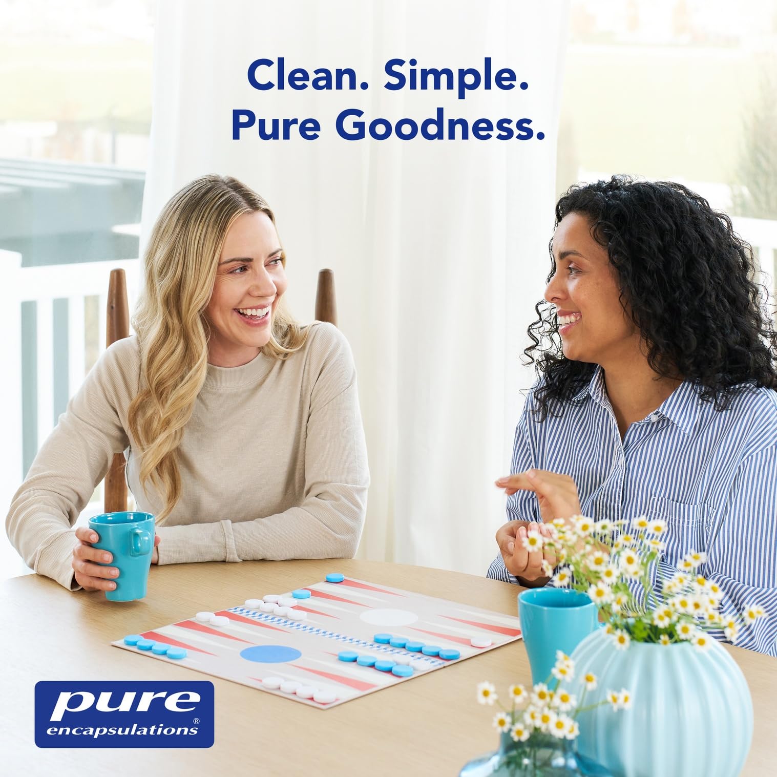 Pure Encapsulations etiqueta nutricional clara indicando ingredientes y dosis