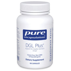 Pure Encapsulations frasco frente mostrando diseño y beneficio de pureza