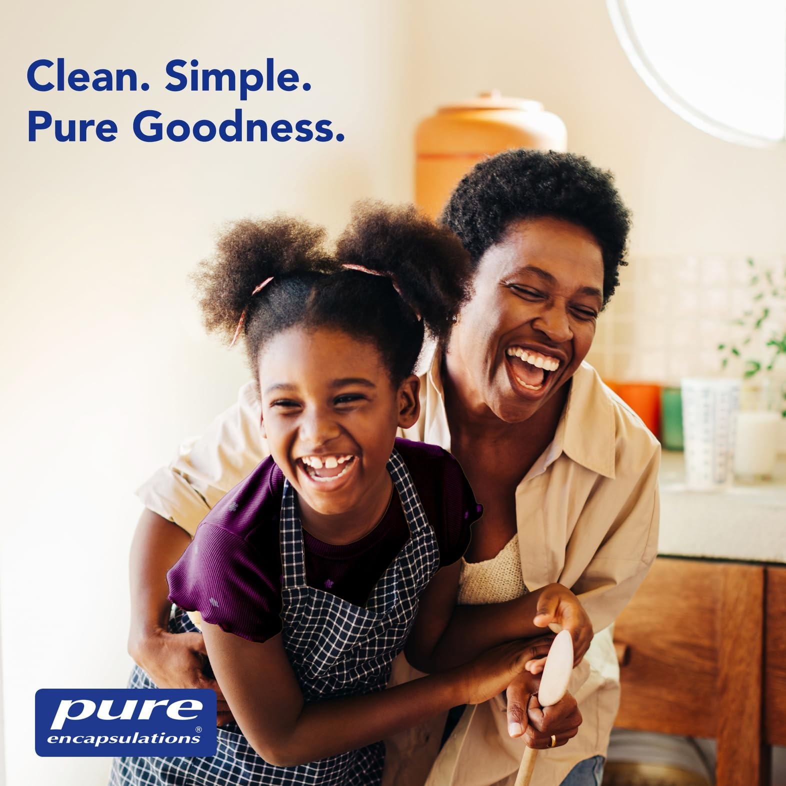 Pure Encapsulations producto en ambiente de cuidado personal moderno y limpio