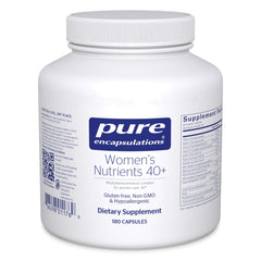 Pure Encapsulations frente del empaque mostrando 180 cápsulas y beneficio de suministro prolongado