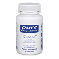 Pure Encapsulations envase frontal mostrando pureza y confianza