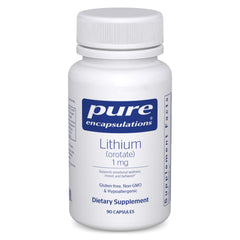 Pure Encapsulations frasco frontal que muestra diseño y cantidad 90 cápsulas