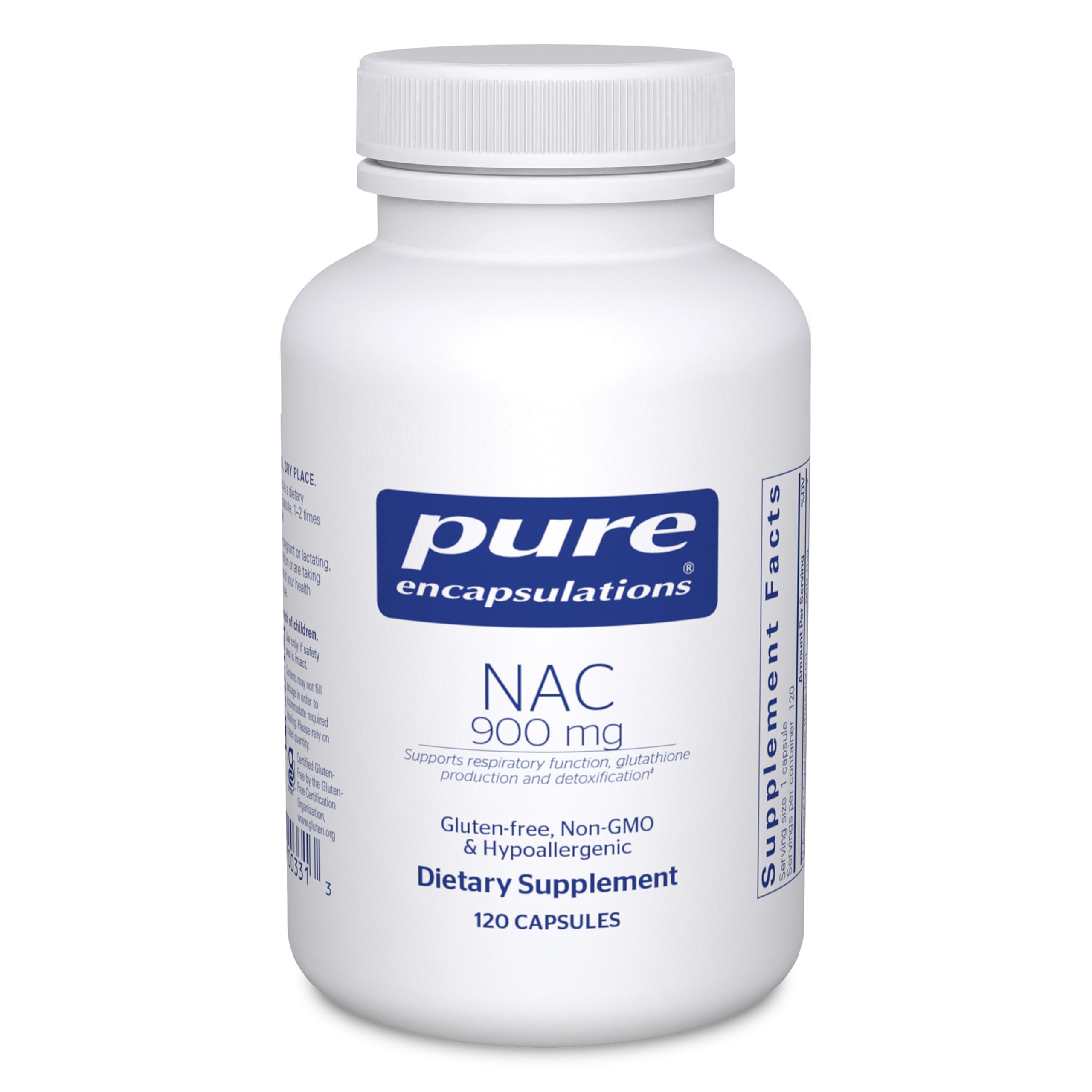 Pure Encapsulations vista frontal del envase, clara y profesional