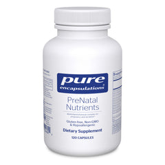 Pure Encapsulations envase frontal mostrando diseño y cantidad 120 cápsulas, claridad en composición