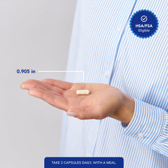 Pure Encapsulations envase abierto con cápsulas para evaluación rápida