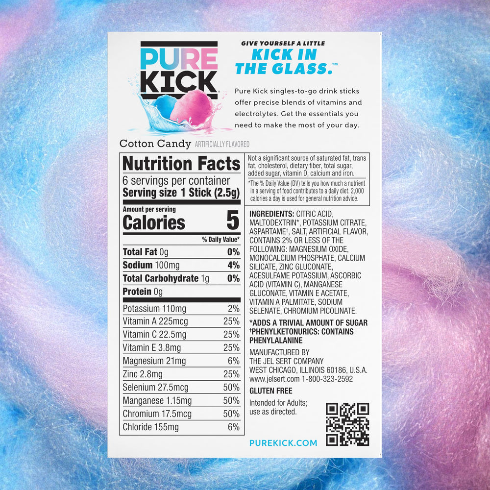 PURE KICK mezclando en botella portátil para hidratación rápida y práctica
