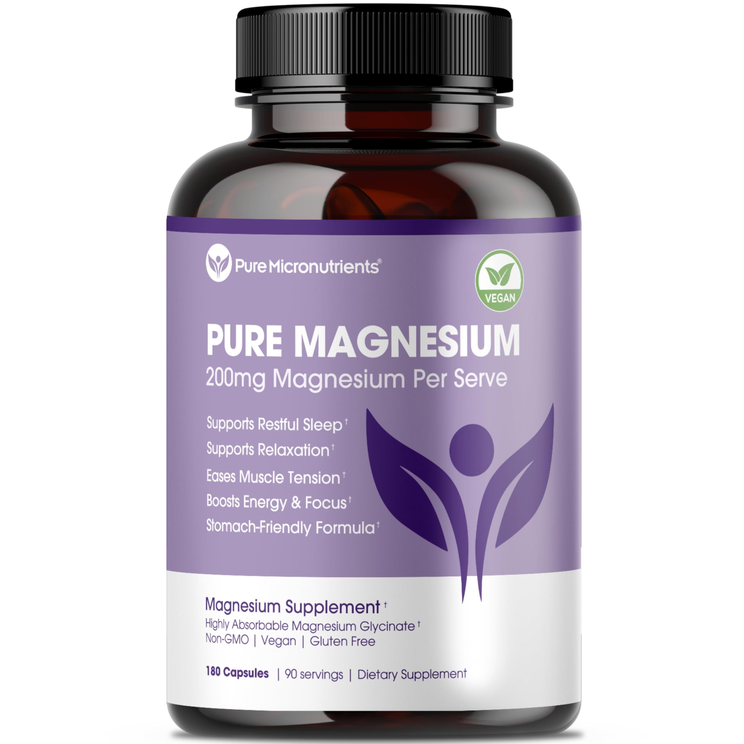 Pure Micronutrients bote frontal mostrando etiqueta y beneficios