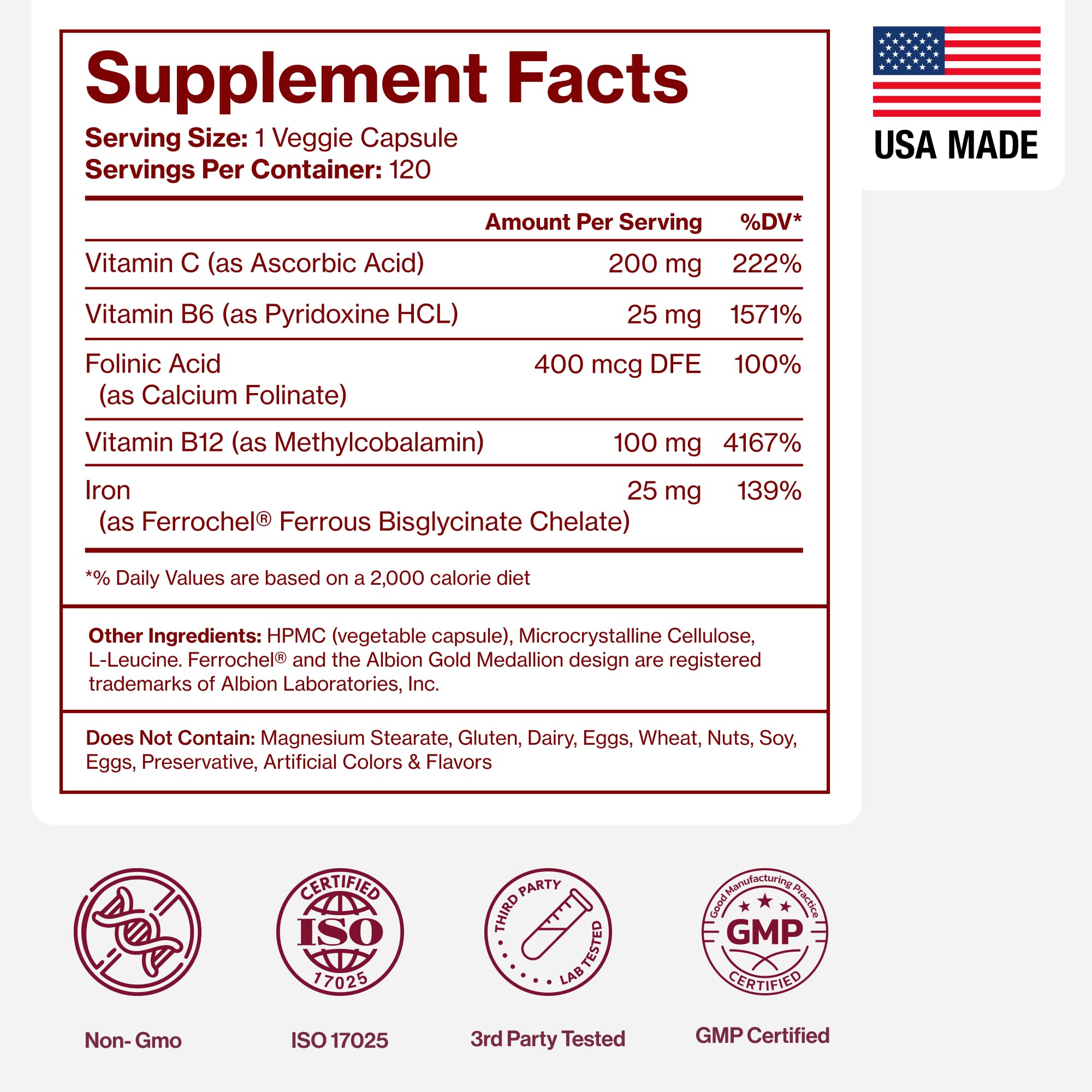 Pure Micronutrients certificados y sellos de pruebas, beneficio confianza de calidad