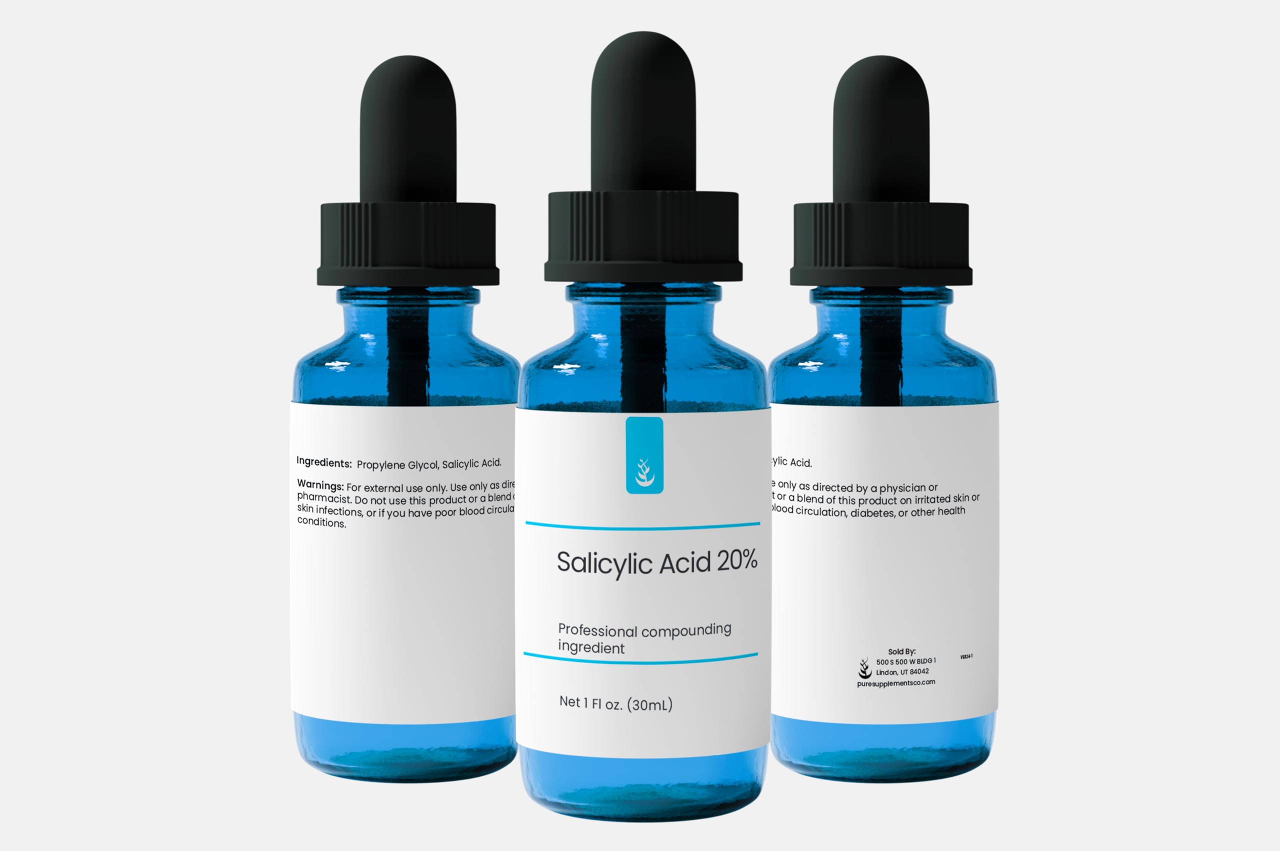 Pure Original Ingredients comparación de tamaño en mano para escala y manejo fácil