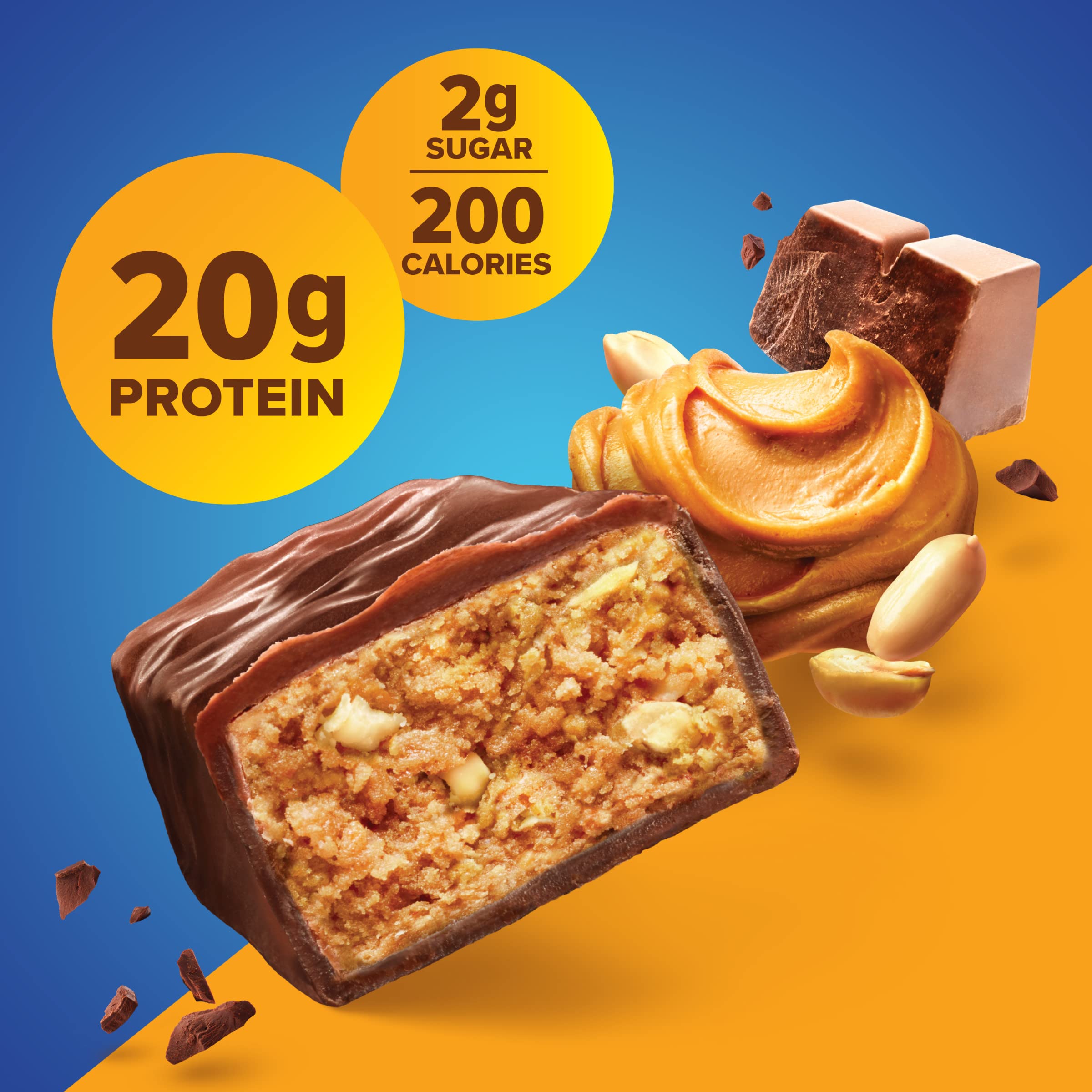 Pure Protein barra en mano portátil para snack antes o después del entrenamiento