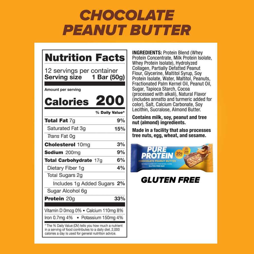 Pure Protein primer plano de textura cremosa y recubrimiento de chocolate