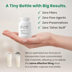 Pure TheraPro Rx etiqueta nutricional legible con información de ingredientes