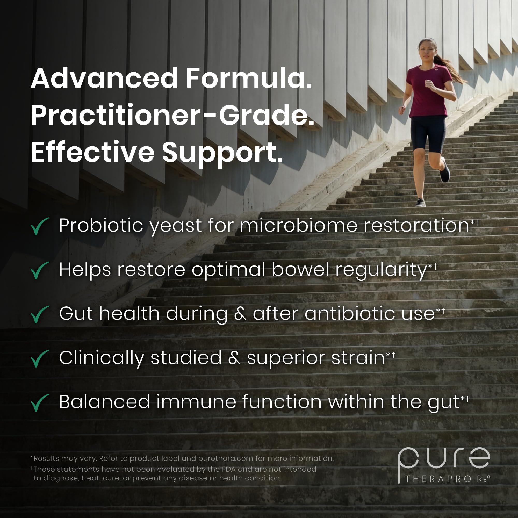 Pure Therapro Rx etiqueta nutricional enfocada en ingredientes y pureza