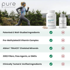 Pure Therapro Rx detalle de cápsula DRcaps resaltando textura y facilidad de ingestión