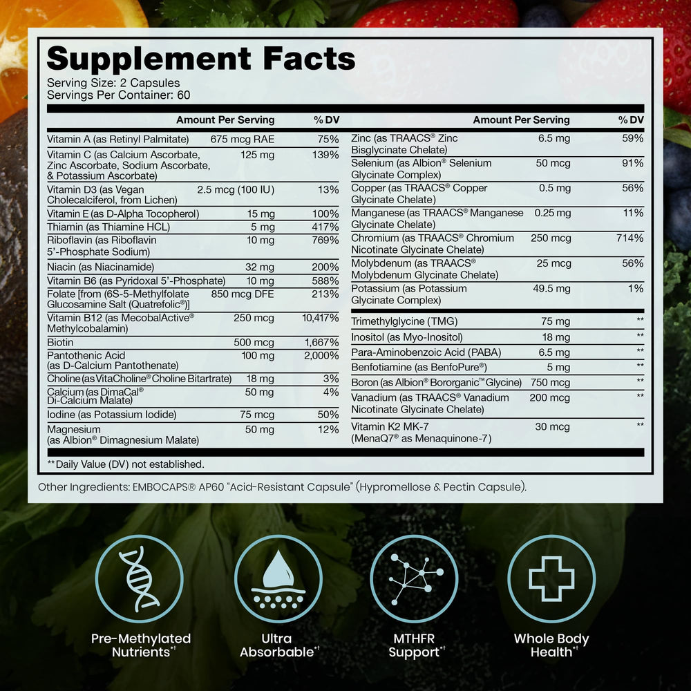 Pure Therapro Rx cápsulas en primer plano mostrando cápsula vegetal y calidad