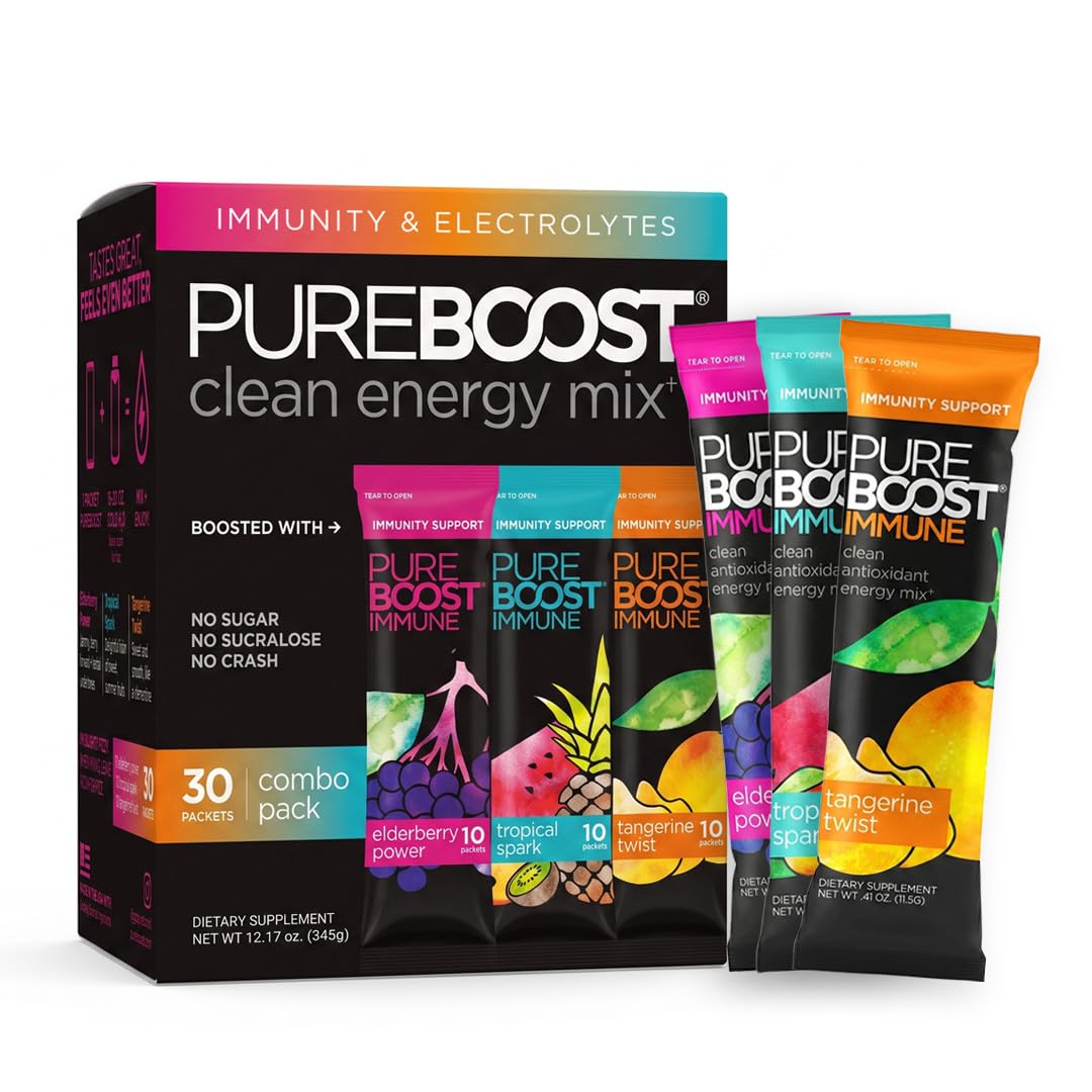 Pureboost frente del empaque mostrando diseño y beneficios visibles