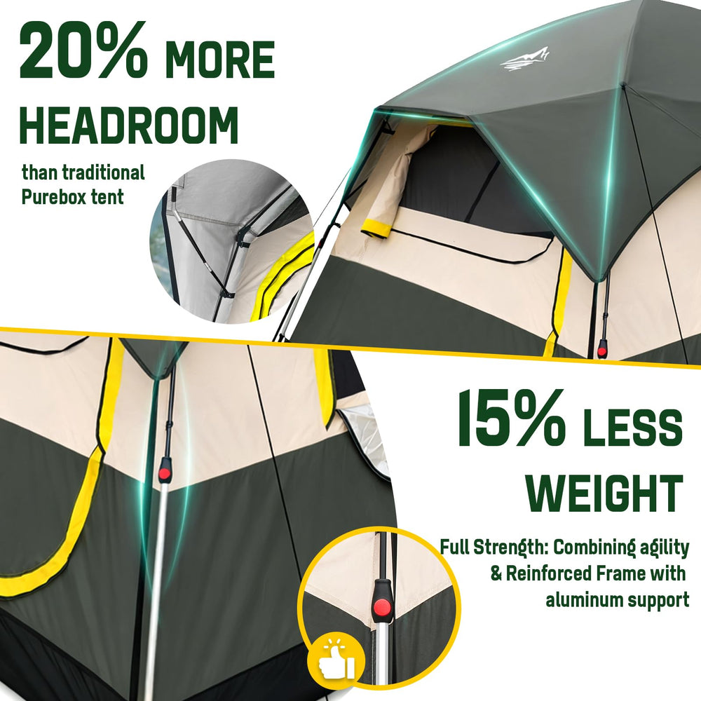 Purebox toldo puesto contra lluvia, protección adicional eficaz