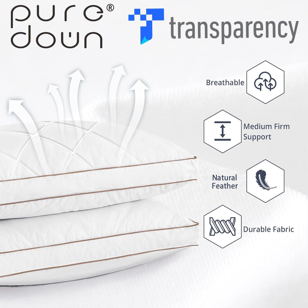 puredown detalle del acolchado en rombos y ribete marrón, aspecto lujoso