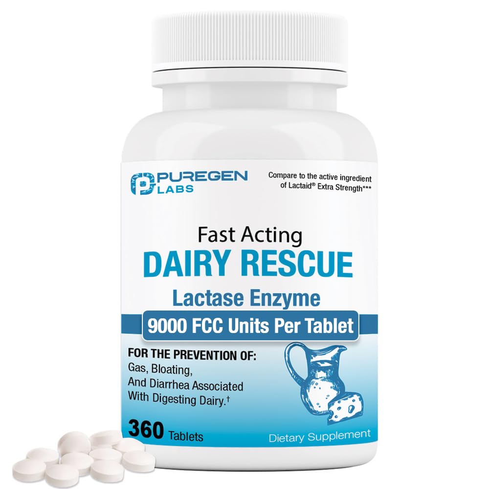 Puregen Labs frontal del empaque mostrando 360 tabletas y beneficios