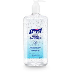 Purell botella frontal 1L mostrando diseño profesional y presencia