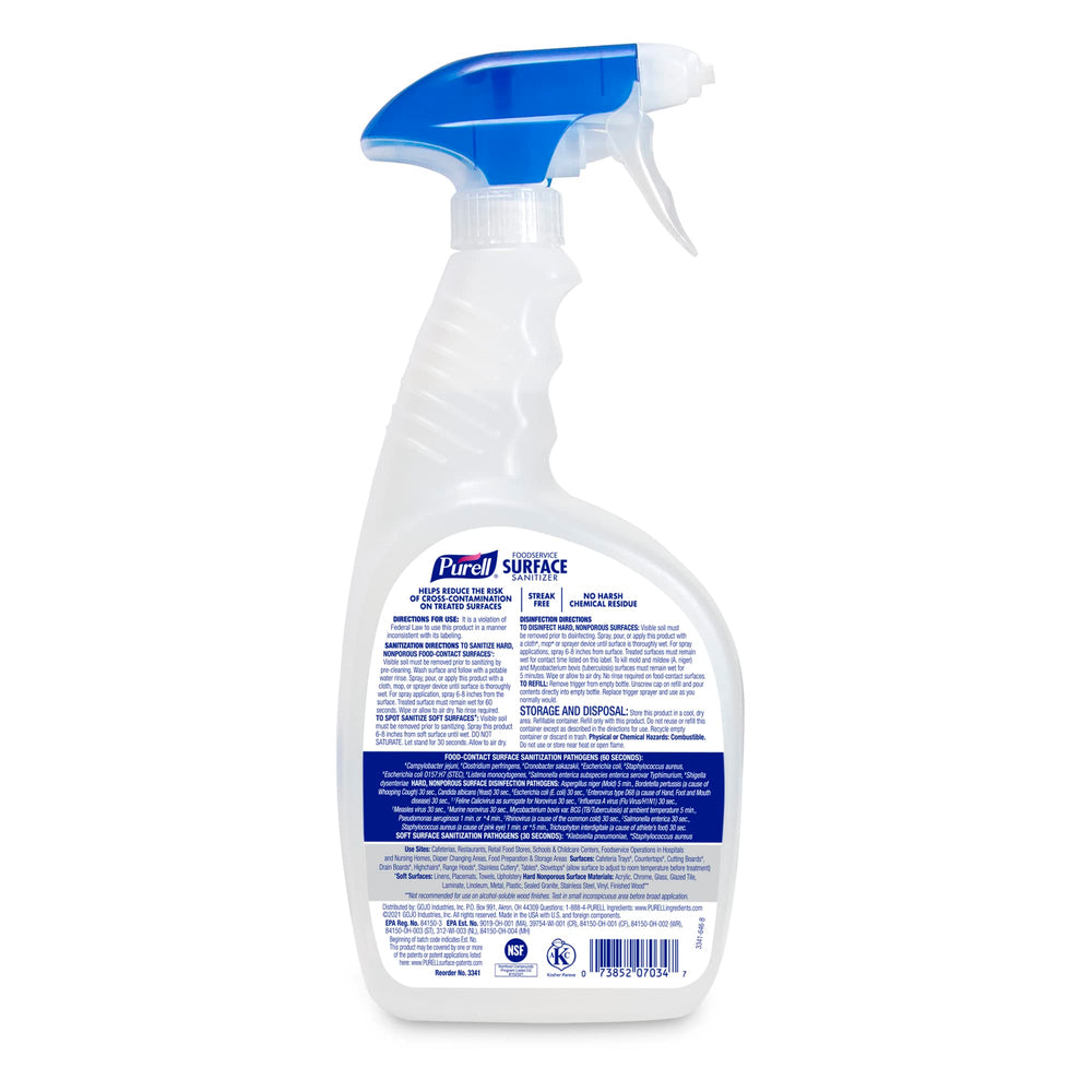 Purell detalle del atomizador para aplicación precisa y rápida