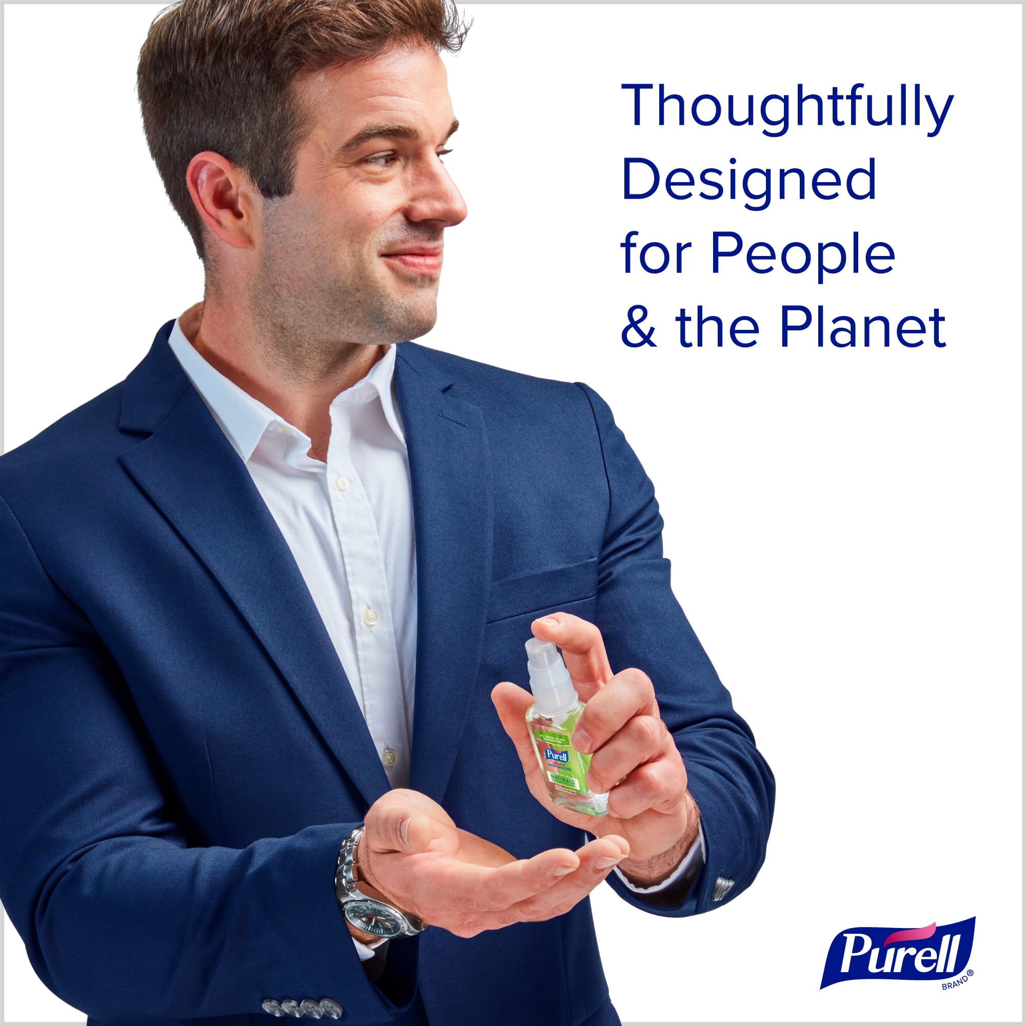 Purell primer plano de bomba dispensadora para dosificación precisa