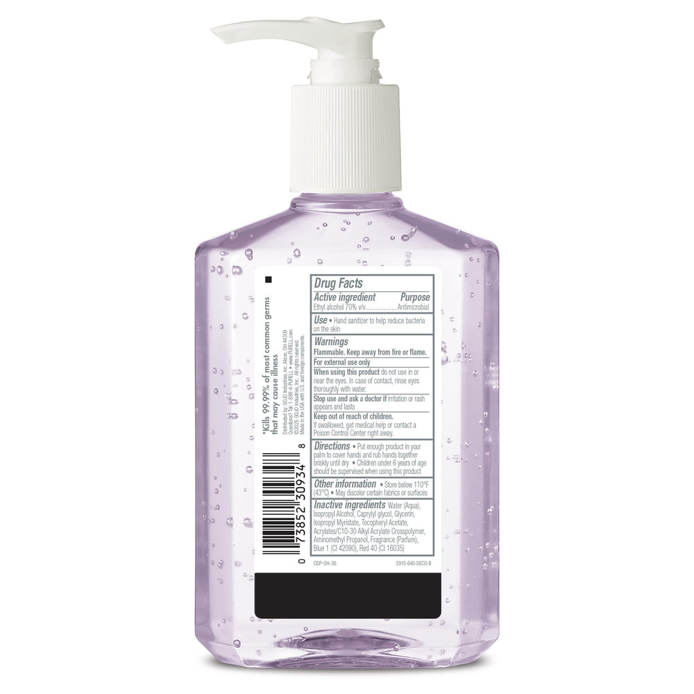 Purell close-up de la bomba dispensadora para aplicación rápida y controlada