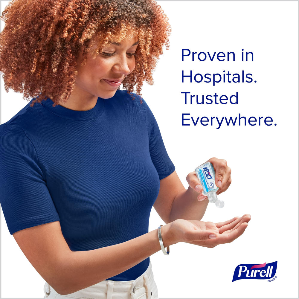 Purell textura del gel transparente con humectantes para suavizar piel