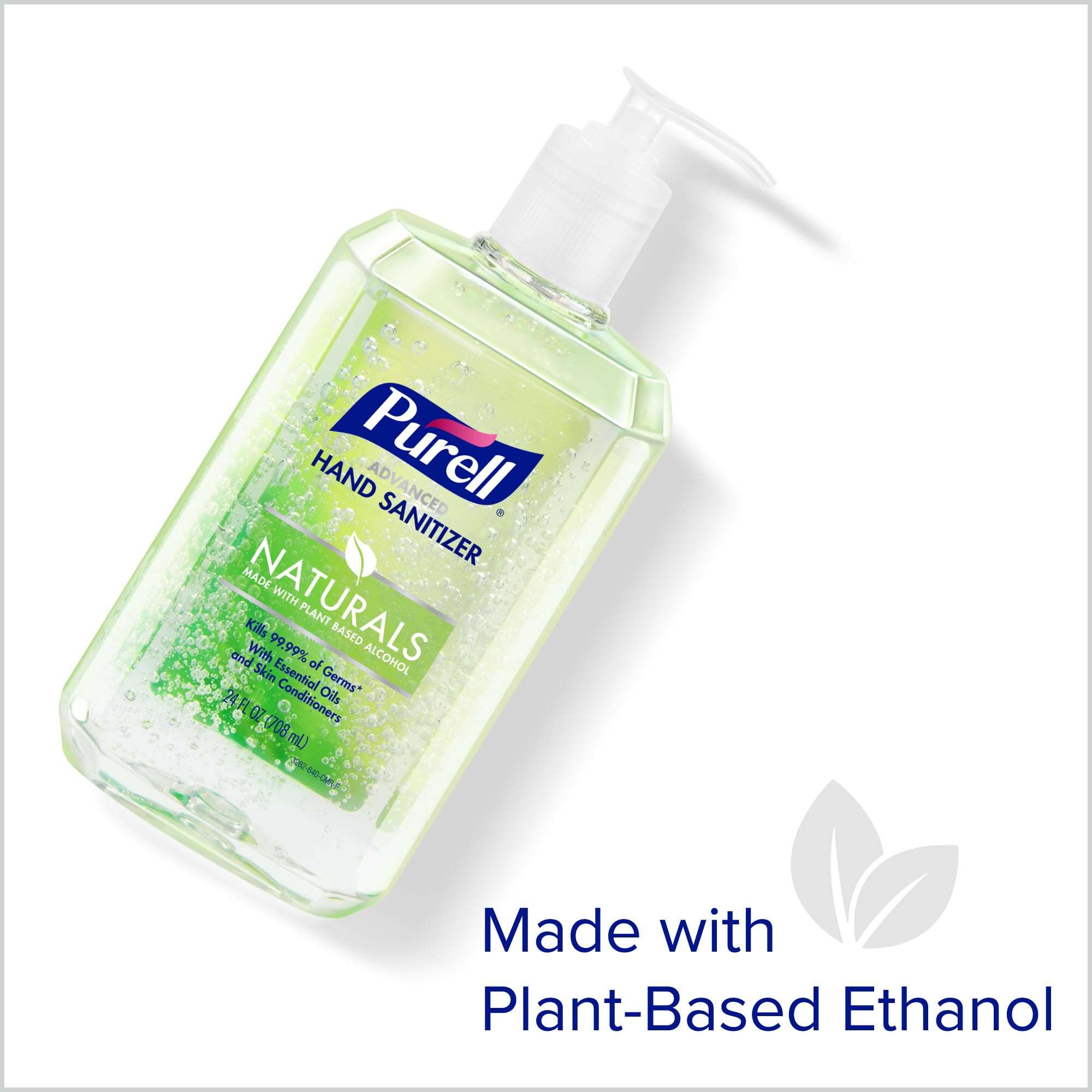 Purell Naturals botellas en bolso de viaje demostrando portabilidad