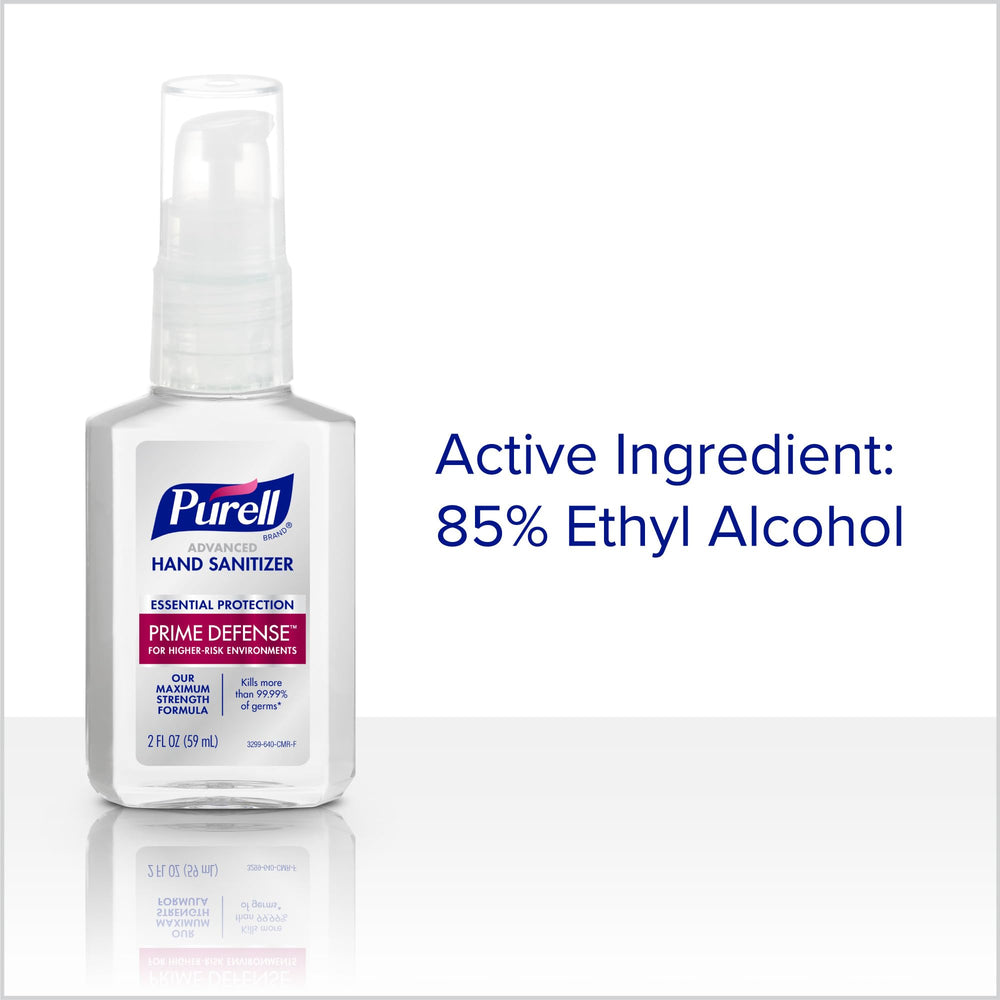 Purell Prime Defense aplicación con manos para desinfección inmediata