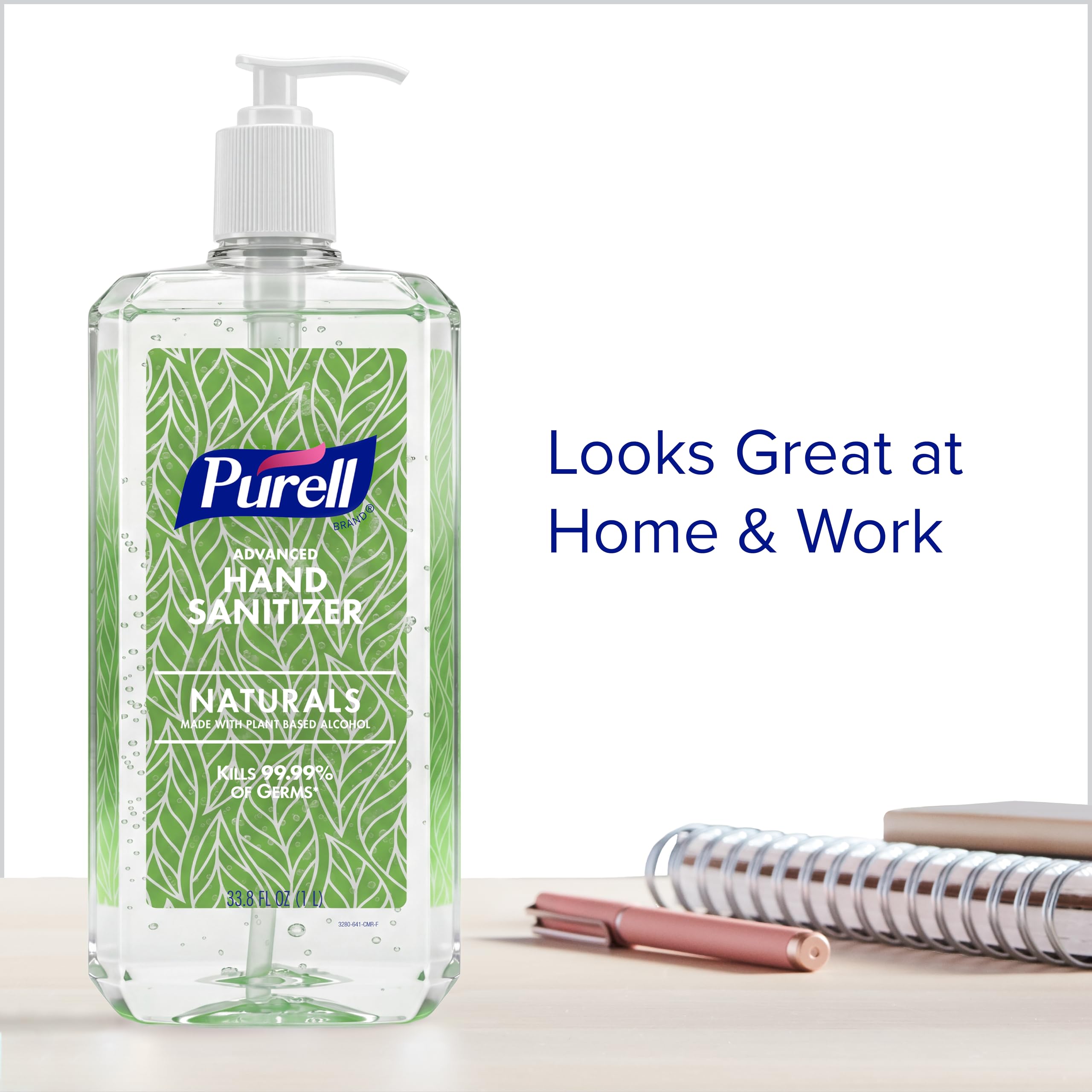 PURELL recargando botella pequeña para reducir desperdicio de envases