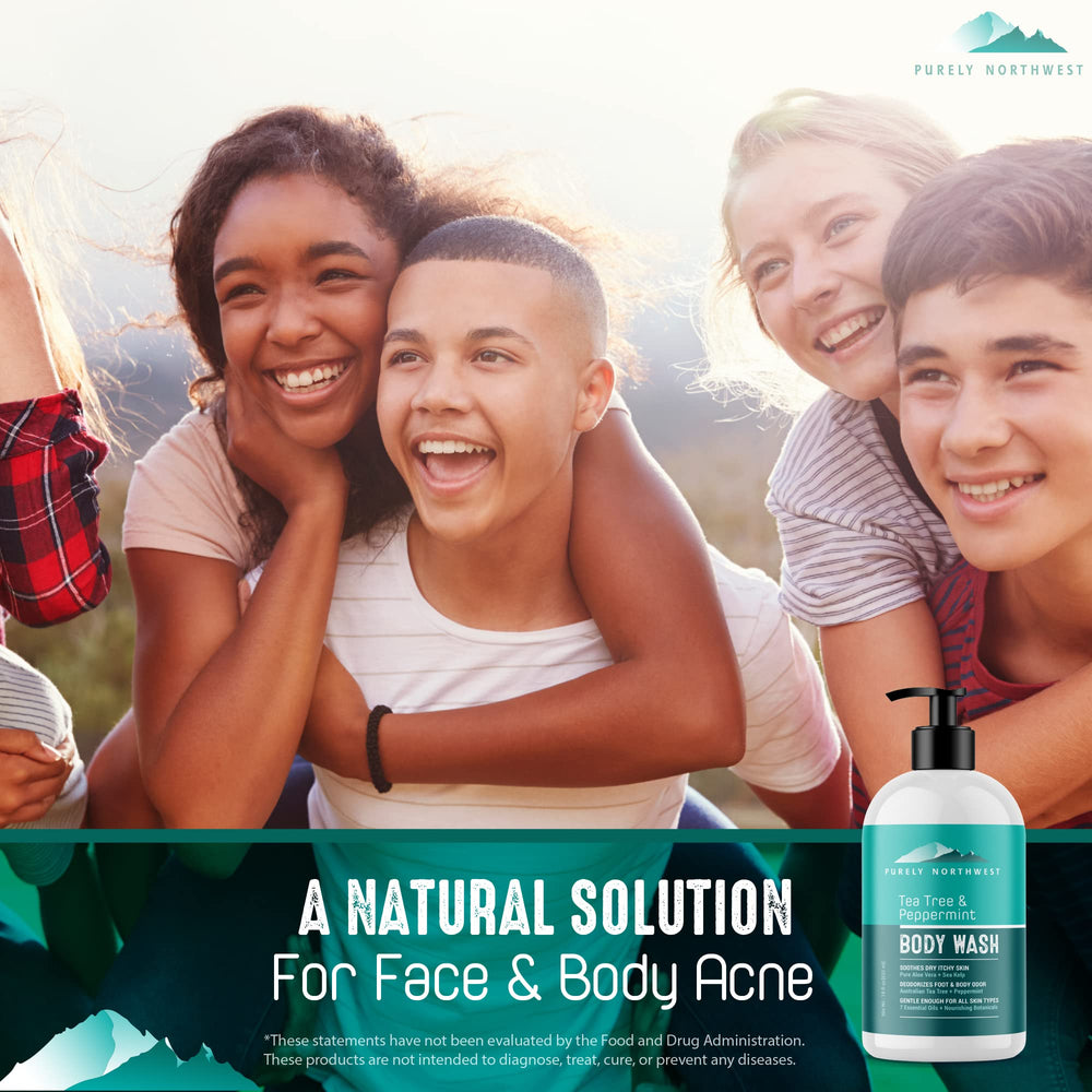 Purely Northwest aceites naturales preparados en display limpio