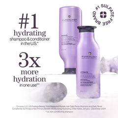 Pureology textura cremosa del acondicionador Hydrate para hidratación intensa