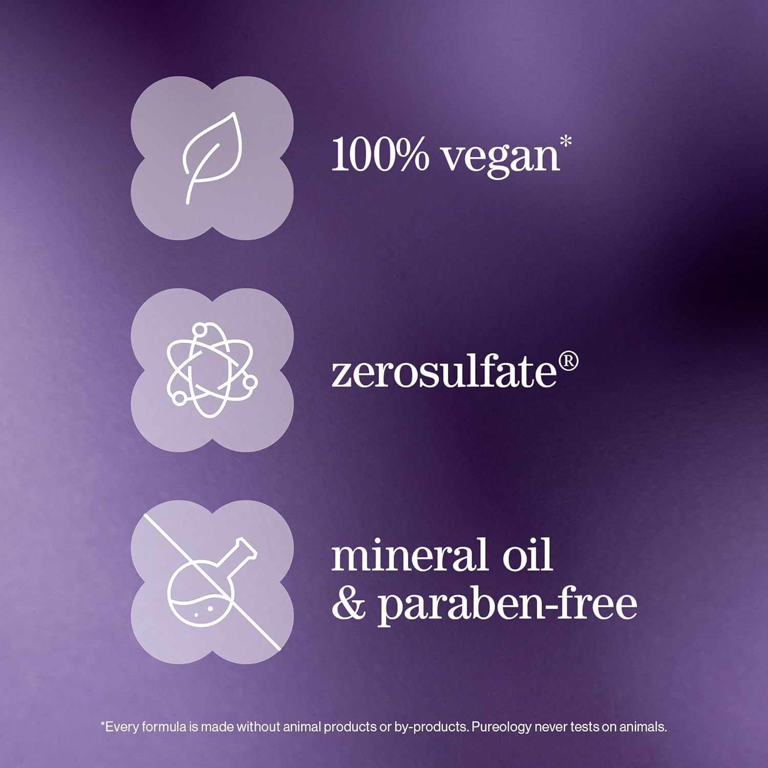 Pureology antes y después brillo y suavidad en cabello teñido y seco