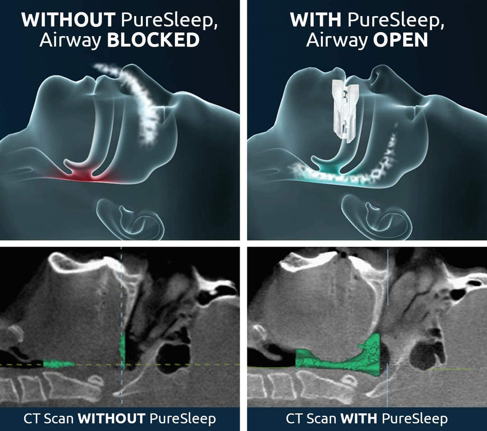PureSleep textura del material sin BPA que ofrece comodidad nocturna