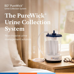 PureWick frasco de 2000 cc cerrado para recolección segura y capacidad grande