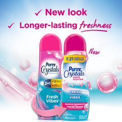 Purex cristales cerca detalle textura y brillo para aromatizar