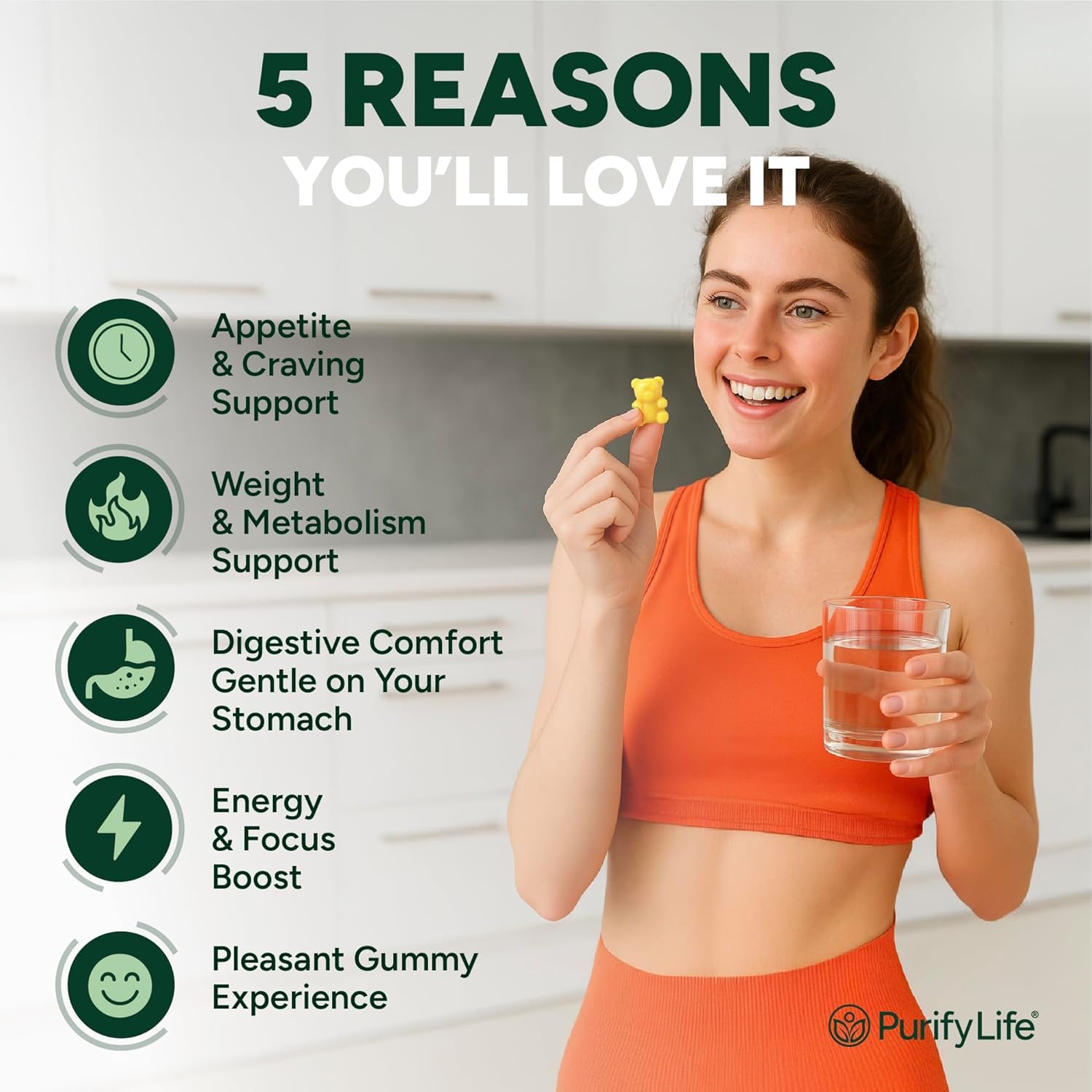 Purify Life etiqueta con información nutricional y berberina 95%, transparencia en ingredientes