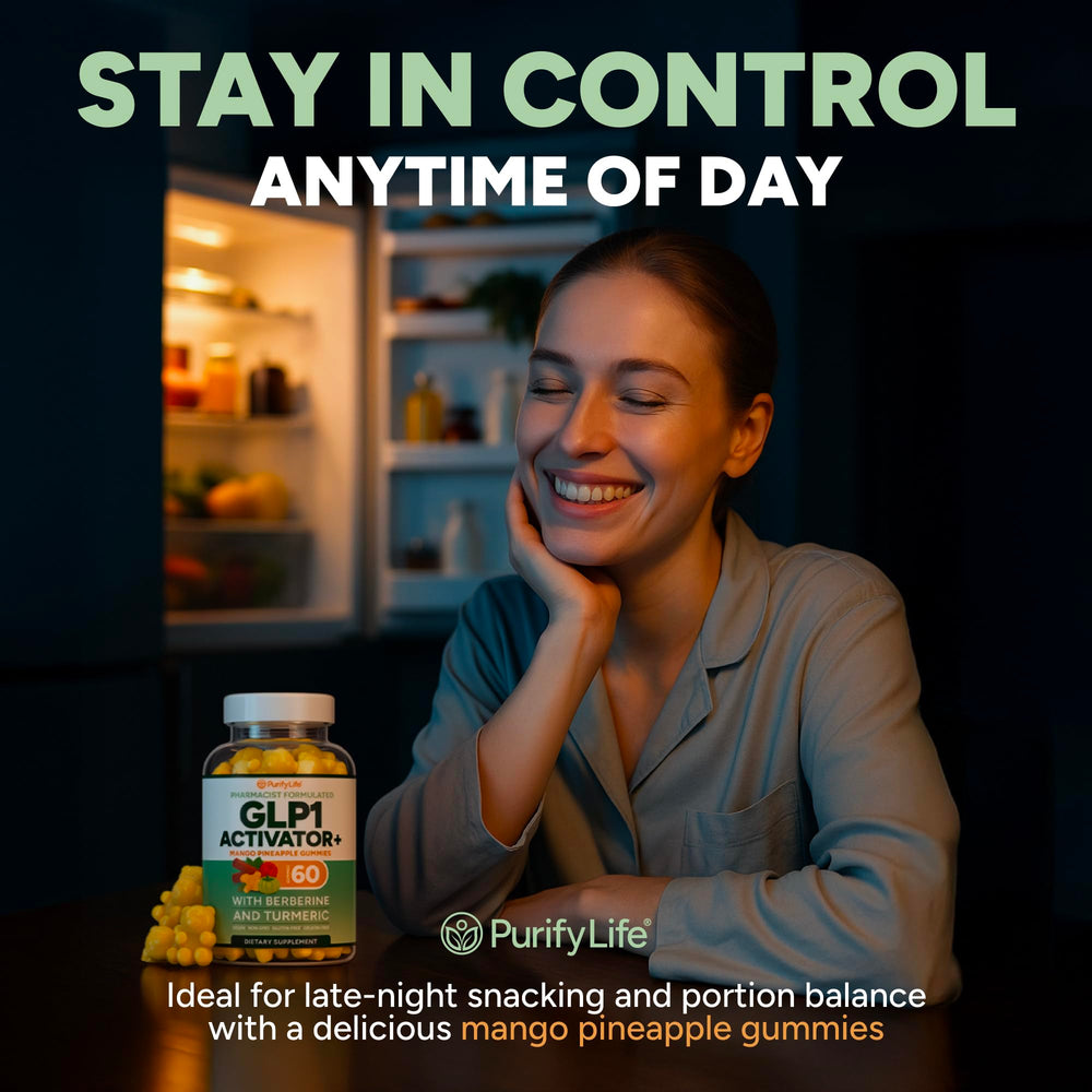 Purify Life primer plano de textura de gominola vegana, aspecto masticable y apetecible