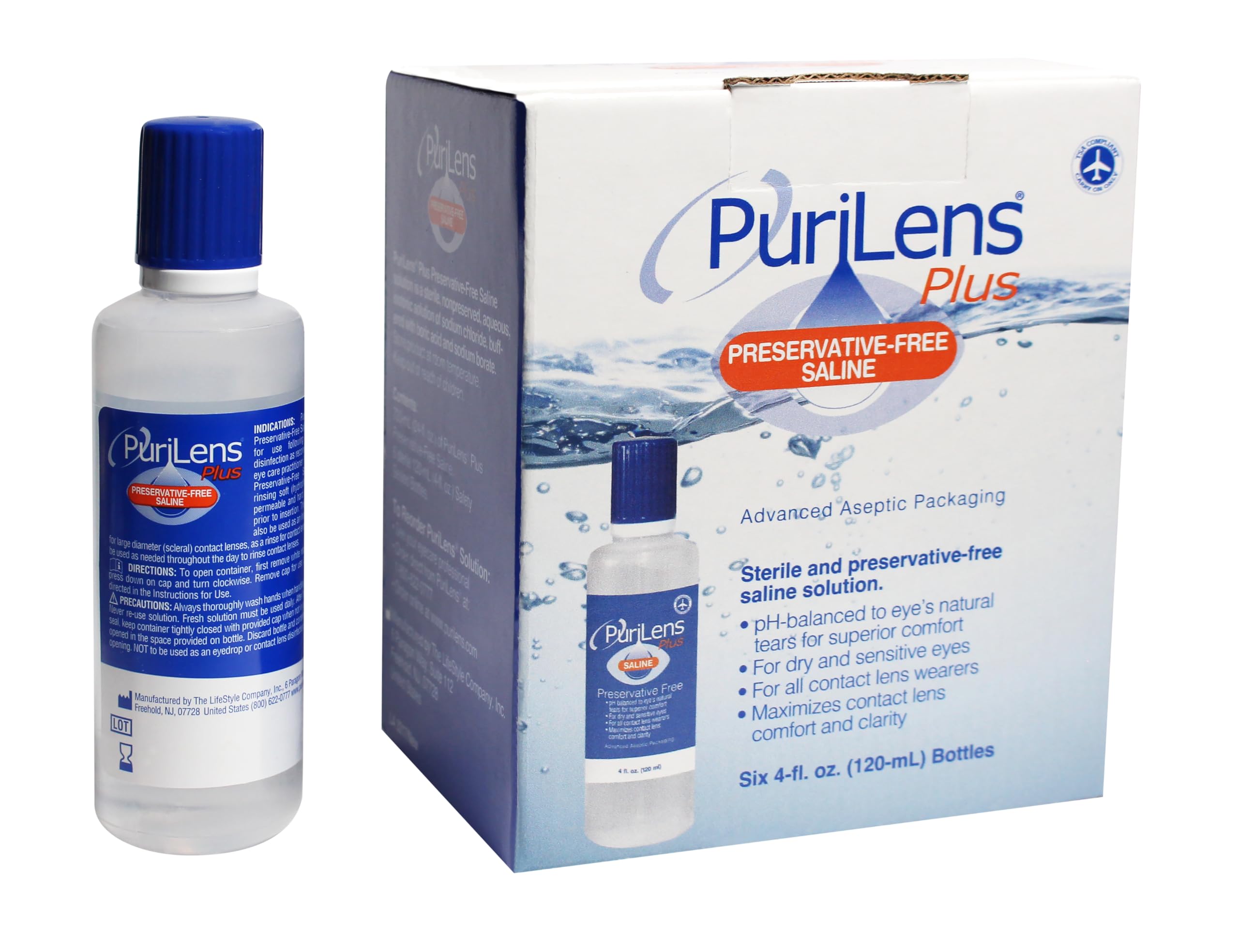Purilens frente del envase mostrando el pack y claridad